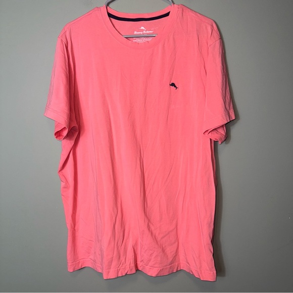 Tommy‎ Bahama Men’s Short Sleeve TShirt Coral Size XL - Picture 1 of 4
